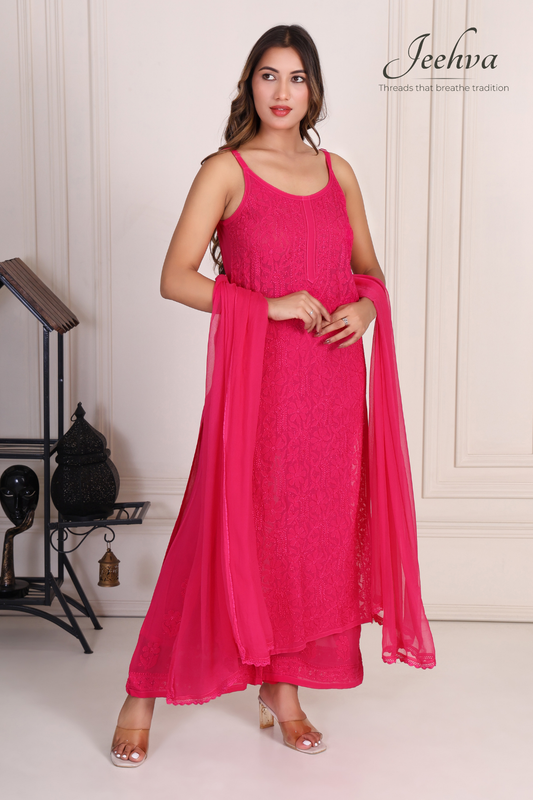 Viscose Palazzo Set with Dupatta