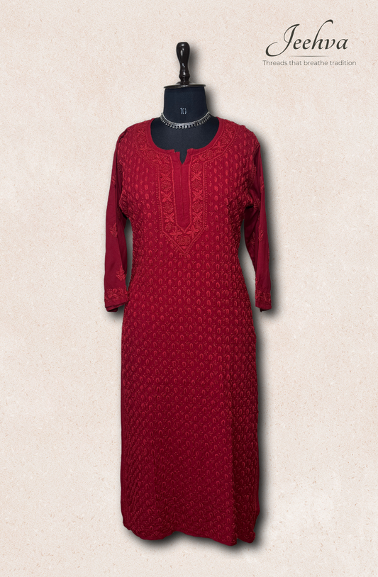 Cotton Rayon Long Kurti
