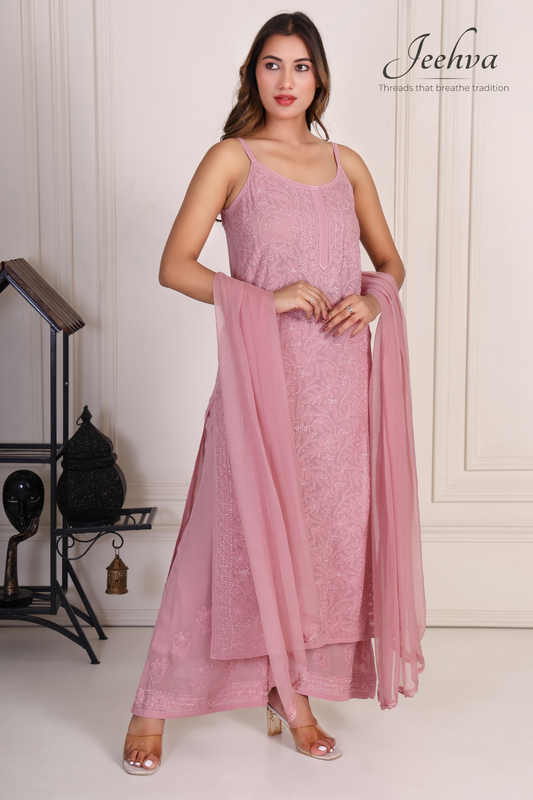 Viscose Palazzo Set with Dupatta