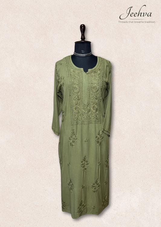 Rayon Long Kurti