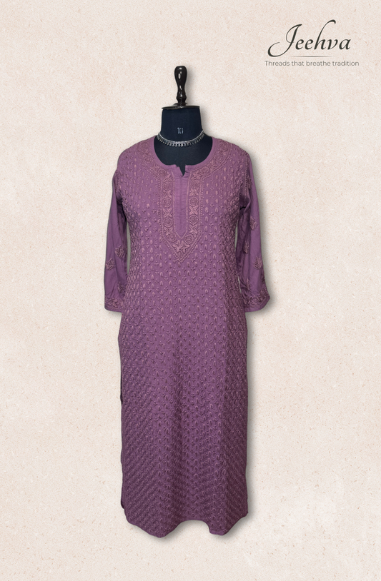 Cotton Rayon Long Kurti