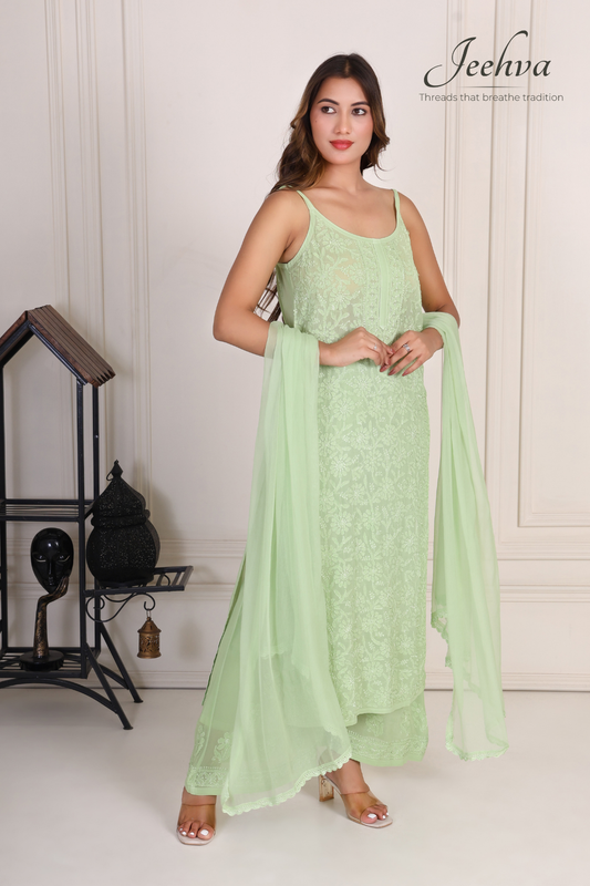 Viscose Palazzo Set with Dupatta