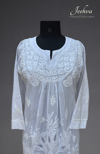 Mid Length Umbrella Cotton Kurti