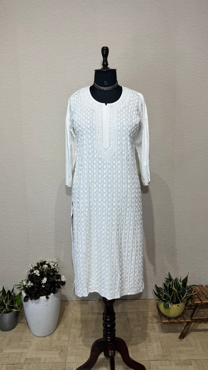 Cotton Rayon Long Kurti